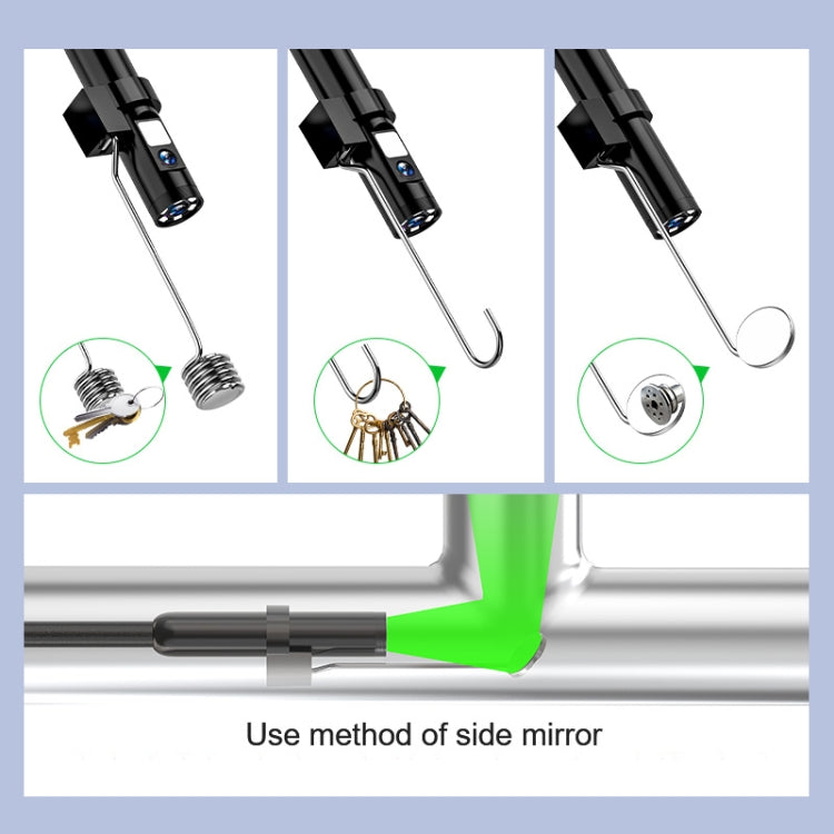 P005 8mm Single Lenses Industrial Pipeline Endoscope with 4.3 inch HD Screen, Spec:1m Tube -  by buy2fix | Online Shopping UK | buy2fix