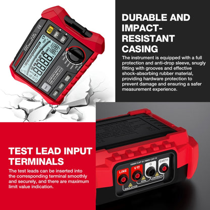 HABOTEST HT5203 Insulation Resistor Tester - Battery & Resistance Tester by HABOTEST | Online Shopping UK | buy2fix