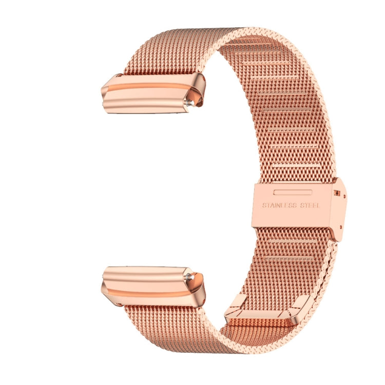 For Redmi Watch 3 Lite / Watch 3 Active Mijobs Milan Buckle Metal Watch Band(Rose Gold) - Watch Bands by MIJOBS | Online Shopping UK | buy2fix