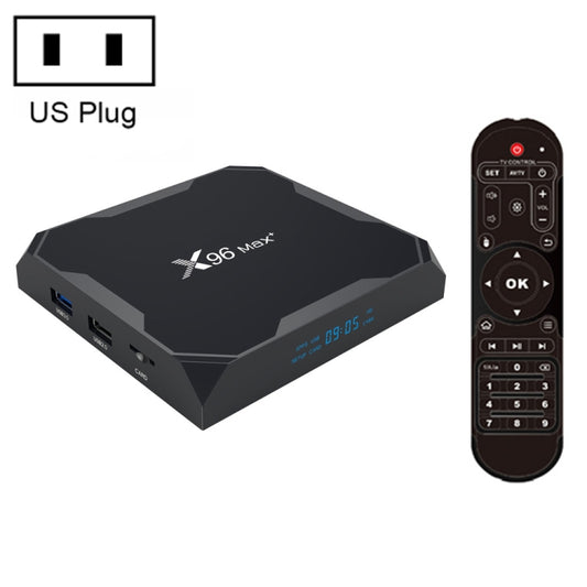 X96 max+ 4K Smart TV Box, Android 9.0, Amlogic S905X3 Quad-Core Cortex-A55,4GB+32GB, Support LAN, AV, 2.4G/5G WiFi, USBx2,TF Card, US Plug - Consumer Electronics by Beelink | Online Shopping UK | buy2fix