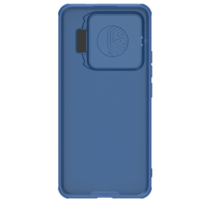 For Xiaomi 14 NILLKIN Black Mirror Prop CD Texture Mirror Phone Case(Blue) - 14 Cases by NILLKIN | Online Shopping UK | buy2fix