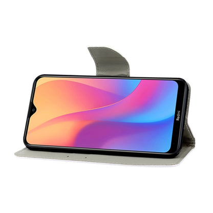 For Xiaomi Redmi 9A 3D Colored Drawing Horizontal Flip PU Leather Case with Holder & Card Slots & Wallet(Down Jacket Cat) - Xiaomi Cases by buy2fix | Online Shopping UK | buy2fix