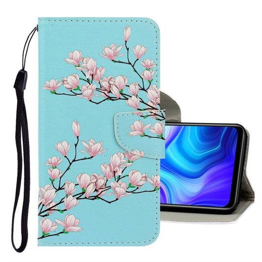 For Xiaomi Redmi 9A 3D Colored Drawing Horizontal Flip PU Leather Case with Holder & Card Slots & Wallet(Magnolia) - Xiaomi Cases by buy2fix | Online Shopping UK | buy2fix