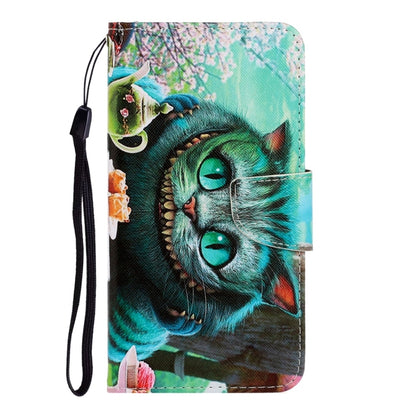 For Xiaomi Redmi 9A 3D Colored Drawing Horizontal Flip PU Leather Case with Holder & Card Slots & Wallet(Green Eyes) - Xiaomi Cases by buy2fix | Online Shopping UK | buy2fix