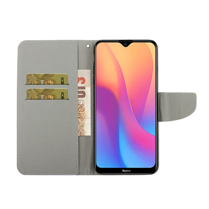 For Xiaomi Redmi 9A 3D Colored Drawing Horizontal Flip PU Leather Case with Holder & Card Slots & Wallet(Green Eyes) - Xiaomi Cases by buy2fix | Online Shopping UK | buy2fix