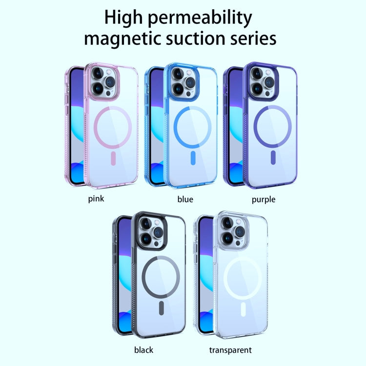 For iPhone 15 Pro Max 2.5mm MagSafe Acrylic Hybrid TPU Phone Case(Deep Purple) - iPhone 15 Pro Max Cases by buy2fix | Online Shopping UK | buy2fix