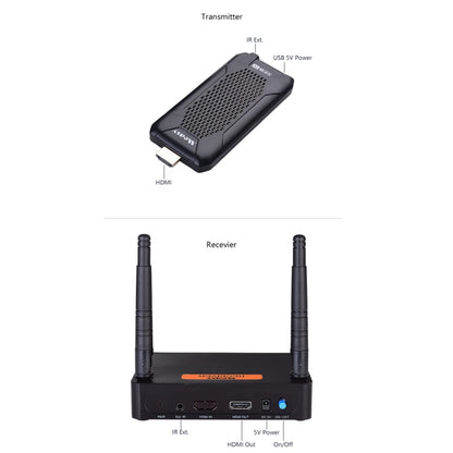 Measy FHD656 Mini 1080P HDMI 1.4 HD Wireless Audio Video Transmitter Receiver Extender Transmission System, Transmission Distance: 100m, AU Plug - Amplifier by Measy | Online Shopping UK | buy2fix