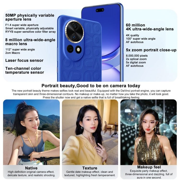 Huawei nova 12 Ultra, 12GB+512GB, Screen Fingerprint Identification, 6.76 inch HarmonyOS 4.0 Octa Core, Network: 4G, NFC, OTG, Not Support Google Play(Grey) - Huawei Mate & P by Huawei | Online Shopping UK | buy2fix