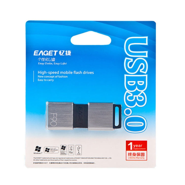 EAGET F90 16G USB 3.0 Interface Metal Flash U Disk - Computer & Networking by EAGET | Online Shopping UK | buy2fix