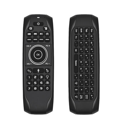 G7V Pro 2.4GHz Fly Air Mouse LED Backlight Wireless Keyboard Remote Control with Gyroscope for Android TV Box / PC, Support Intelligent Voice - MINI PC Accessories & Gadgets by buy2fix | Online Shopping UK | buy2fix