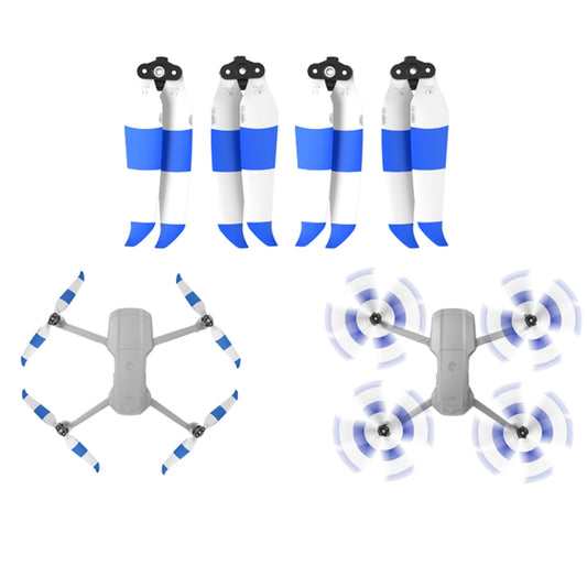 2 Pairs Sunnylife 7238F-2C For DJI Mavic Air 2 Double-sided Two-color Low Noise Quick-release Propellers(Blue White) - DJI & GoPro Accessories by Sunnylife | Online Shopping UK | buy2fix