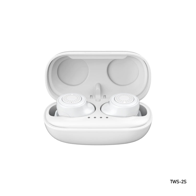 REMAX TWS-2S Bluetooth 5.0 Stereo True Wireless Bluetooth Earphone with Charging Box(White) - TWS Earphone by REMAX | Online Shopping UK | buy2fix