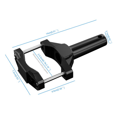 CS-1090A1 Motorcycle Modified Bumper Shock Absorption Fixture Spotlight Fixing Bracket(Black) - Holder by buy2fix | Online Shopping UK | buy2fix