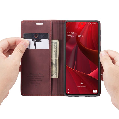 For Samsung Galaxy S20 FE CaseMe 013 Multifunctional Horizontal Flip Leather Case with Holder & Card Slot & Wallet(Wine Red) - Galaxy S20 FE Cases by CaseMe | Online Shopping UK | buy2fix