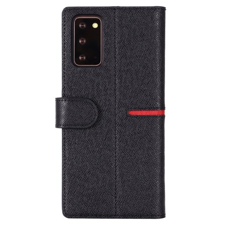 For Samsung Galaxy Note 20 GEBEI Top-grain Leather Horizontal Flip Protective Case with Holder & Card Slots & Wallet & Photo Frame(Black) - Galaxy Note20 Cases by GEBEI | Online Shopping UK | buy2fix