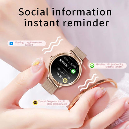 CF80 1.08 inch IPS Color Touch Screen Smart Watch, IP67 Waterproof, Support GPS / Heart Rate Monitor / Sleep Monitor / Blood Pressure Monitoring(Rose Gold) - Smart Wear by buy2fix | Online Shopping UK | buy2fix