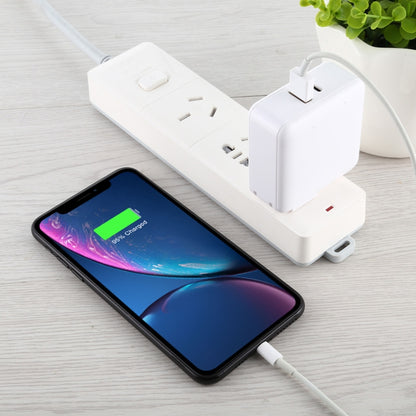 PD65W-A6 PD 65W 90 Degrees Foldable Pin Portable Multi-function USB Quick Charger, US Plug(White) - USB Charger by buy2fix | Online Shopping UK | buy2fix