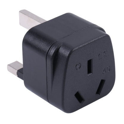 Portable Three-hole AU to UK Plug Socket Power Adapter - Consumer Electronics by buy2fix | Online Shopping UK | buy2fix