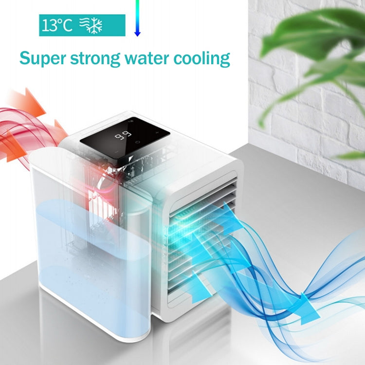 3 in 1 Refrigeration + Humidification + Purification Air Cooler Desktop Cooling Fan with Colorful Light - Consumer Electronics by buy2fix | Online Shopping UK | buy2fix