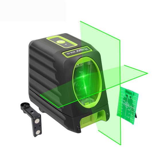 BOX-1G 1V1H 40mW & 10mW 2 Line Green Beam Laser Level Covering Walls and Floors (Green) - Consumer Electronics by buy2fix | Online Shopping UK | buy2fix