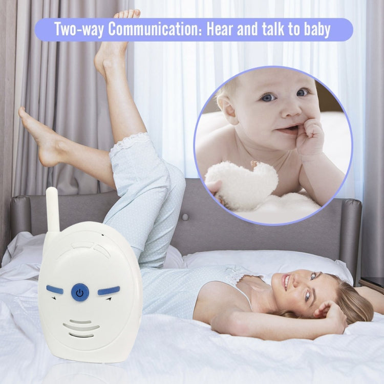 BM-V20 2.4GHz Wireless Digital Audio Baby Monitor, Two Way Voice Talk(White) - Security by buy2fix | Online Shopping UK | buy2fix