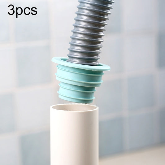 3 PCS Sewer Lengthen Odor-resistant Silicone Joint Kitchen Plumbing Sewer Drain Sealing Plug, Random Color Delivery - Home & Garden by buy2fix | Online Shopping UK | buy2fix