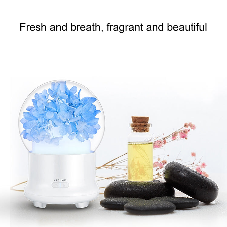 ML-824 100ML Gypsophila Flowers Aromatherapy Diffuser Air Humidifier with Colorful LED Light for Office / Home(Green) - Home & Garden by buy2fix | Online Shopping UK | buy2fix