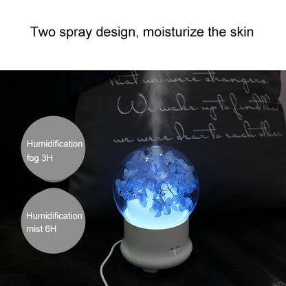 ML-824 100ML Gypsophila Flowers Aromatherapy Diffuser Air Humidifier with Colorful LED Light for Office / Home(Green) - Home & Garden by buy2fix | Online Shopping UK | buy2fix