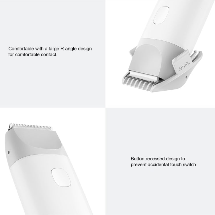 Original Xiaomi Mitu Rechargeable USB Electric Hair Shaver For Baby Haircut Machine(White) - Hair Trimmer by Xiaomi | Online Shopping UK | buy2fix