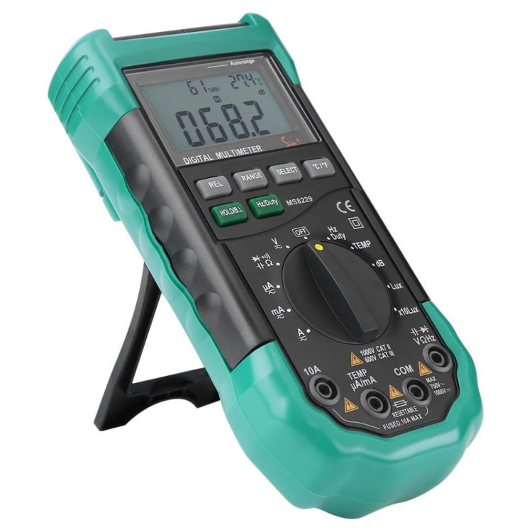 BSIDE MS8229 Digital Multimeter LUX Noise Meter Temperature Humidity Tester - Consumer Electronics by BSIDE | Online Shopping UK | buy2fix