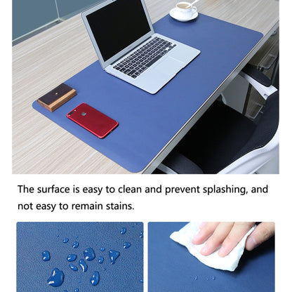Multifunction Business PU Leather Mouse Pad Keyboard Pad Table Mat Computer Desk Mat, Size: 60 x 30cm(Black) - Home & Garden by buy2fix | Online Shopping UK | buy2fix