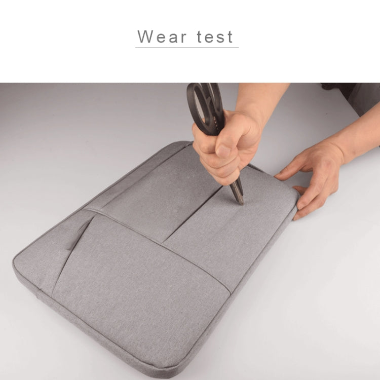 Universal Multiple Pockets Wearable Oxford Cloth Soft Portable Simple Business Laptop Tablet Bag, For 12 inch and Below Macbook, Samsung, Lenovo, Sony, DELL Alienware, CHUWI, ASUS, HP(Grey) - 12.1 inch by buy2fix | Online Shopping UK | buy2fix