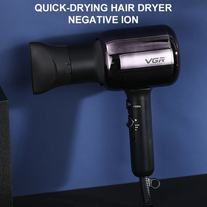 VGR V-418 2000W Negative Ion Hair Dryers with 6 Gear Adjustment, Plug Type: EU Plug - Hair Dryers & Accessories by VGR | Online Shopping UK | buy2fix