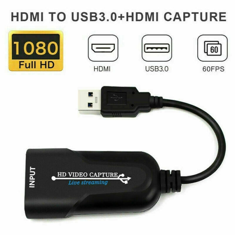 K004 HDMI to USB 3.0 UVC HD Video Capture (Black) - Consumer Electronics by buy2fix | Online Shopping UK | buy2fix