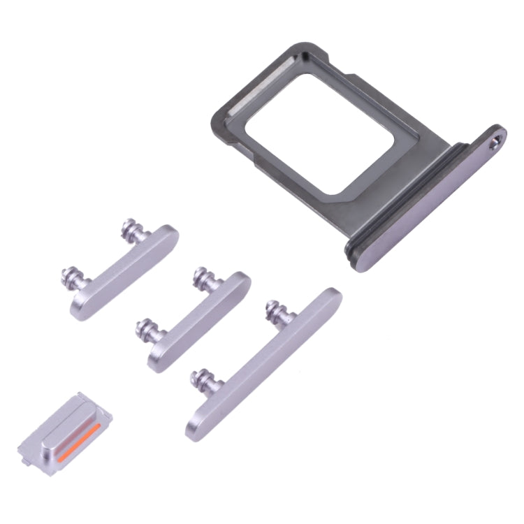 SIM Card Tray + SIM Card Tray + Side Keys for iPhone 14 Pro (Purple) - Repair & Spare Parts by buy2fix | Online Shopping UK | buy2fix