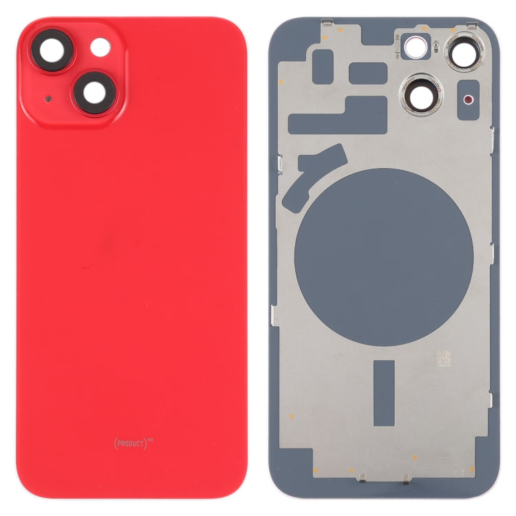 For iPhone 14 Plus Back Housing Cover with Camera Lens(Red) - Repair & Spare Parts by buy2fix | Online Shopping UK | buy2fix