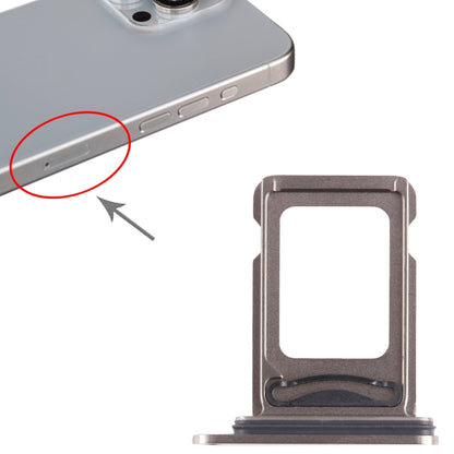 For iPhone 15 Pro Max SIM + SIM Card Tray (Titanium Color) -  by buy2fix | Online Shopping UK | buy2fix