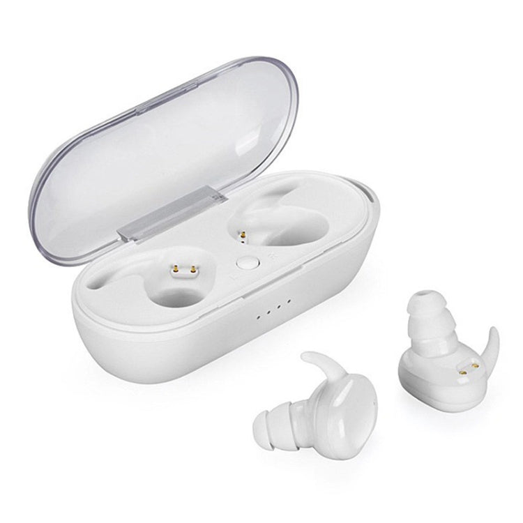 TWS-4 IPX5 Waterproof Bluetooth 5.0 Touch Wireless Bluetooth Earphone with Charging Box, Support HD Call & Voice Prompts(White) - TWS Earphone by buy2fix | Online Shopping UK | buy2fix