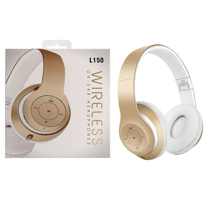 L150 Wireless Bluetooth V5.0 Headset (Gold) - Headset & Headphone by buy2fix | Online Shopping UK | buy2fix