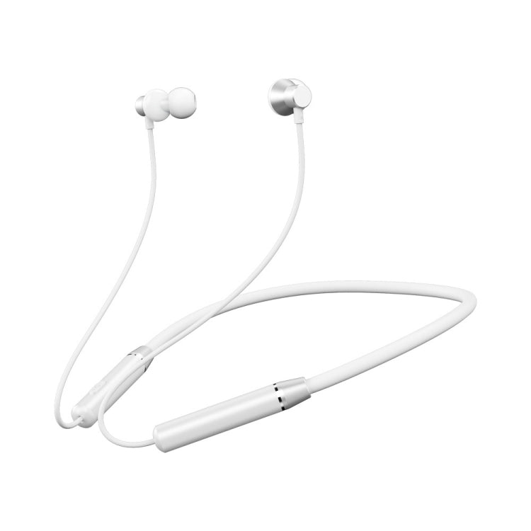 REMAX RB-S29 Linton Series Memory Neckband V5.0 Bluetooth Wireless Earphone (White) - Neck-mounted Earphone by REMAX | Online Shopping UK | buy2fix
