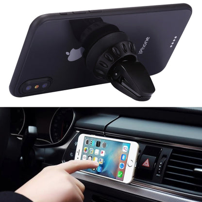 Silicone Sucker Universal Car Air Vent Phone Holder Stand Mount , For iPhone, Samsung, Sony, Lenovo, HTC, Huawei, and other Smartphones(Black) - Car Holders by buy2fix | Online Shopping UK | buy2fix