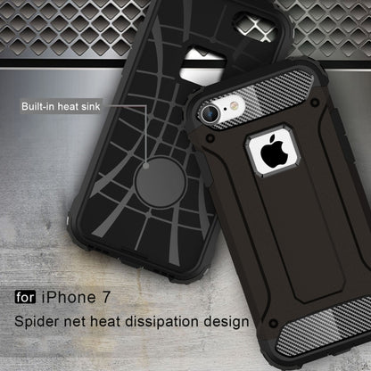 For iPhone 7 Armor TPU + PC Combination Phone Case(Black) - More iPhone Cases by buy2fix | Online Shopping UK | buy2fix