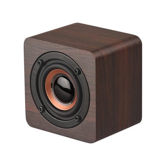 Q1 Wooden Mini Portable Mega Bass Wireless Bluetooth Speaker(Walnut wood) - Mini Speaker by buy2fix | Online Shopping UK | buy2fix