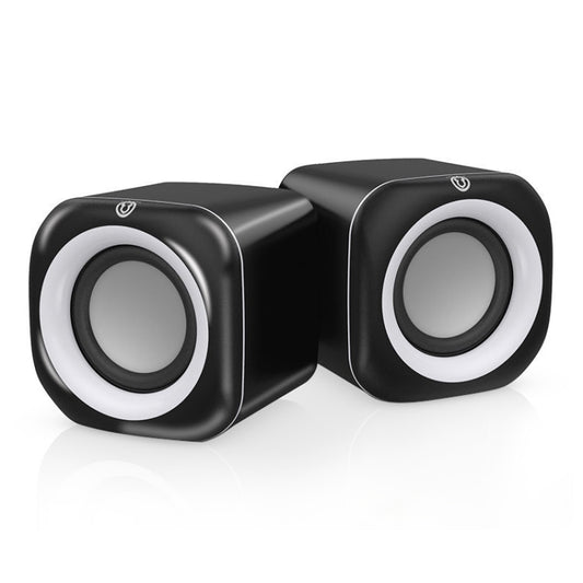 A1 Upgraded Version USB Wire-controlled 4D Stereo Sound Mini Wired Speaker, Cable Length: 1.3m(Black) -  by buy2fix | Online Shopping UK | buy2fix