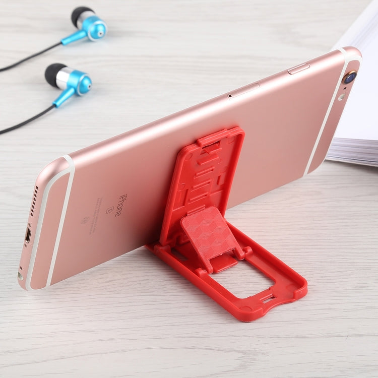 100 PCS Mini Universal Adjustable Foldable Phone Desk Holder, For iPhone, iPad, Samsung, Huawei, Xiaomi other Smartphones and Tablets, Random Color Delivery - Desktop Holder by buy2fix | Online Shopping UK | buy2fix