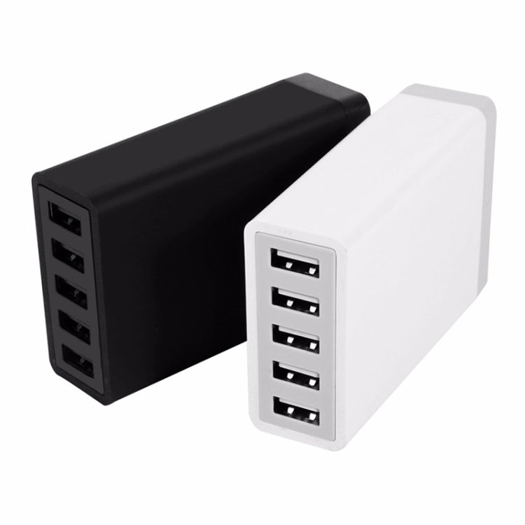 XBX09 40W 5V 8A 5 USB Ports Quick Charger Travel Charger, AU Plug(Black) - Multifunction Charger by buy2fix | Online Shopping UK | buy2fix