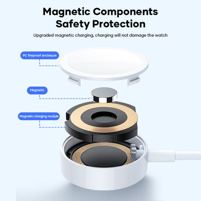 2 in 1 USB to 8 Pin + + Magnetic Watch Wireless Charger Data Cable, Cable Length: 1.2m - 2 in 1 Cable by buy2fix | Online Shopping UK | buy2fix