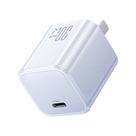 Benks PA53 30W USB-C / Type-C Port GaN Fast Charger (White) - USB Charger by Benks | Online Shopping UK | buy2fix