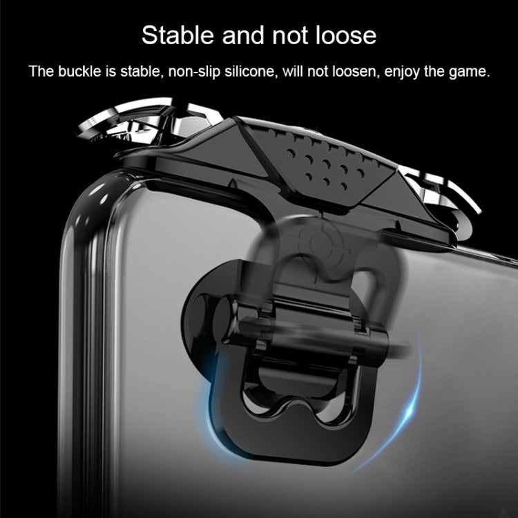 Mini Eating Chicken Mobile Phone Trigger Shooting Controller Handle Auxiliary Button (Transparent) - Handle Shooter by buy2fix | Online Shopping UK | buy2fix
