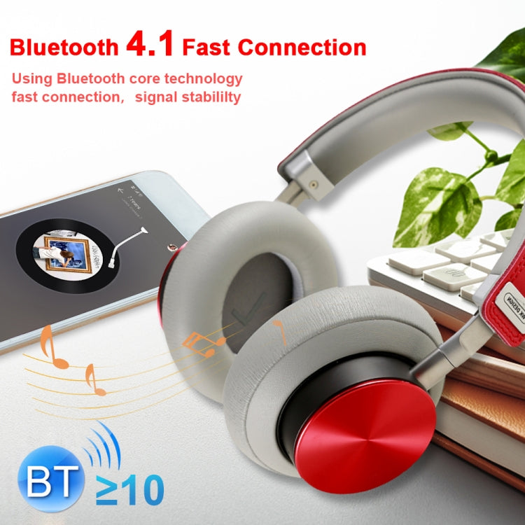 WK BH800 Bluetooth 4.1 Foldable Wireless Bluetooth Headset, Support Call (Tarnish) - Headset & Headphone by WK | Online Shopping UK | buy2fix